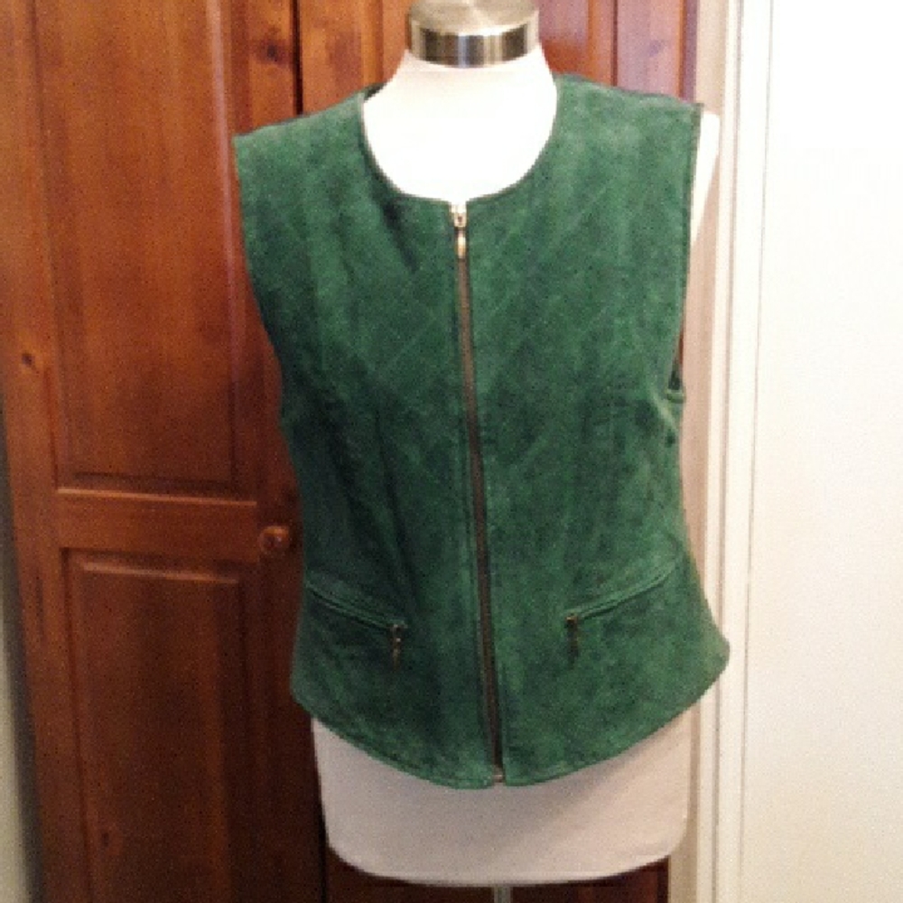 Vintage Baxter & Wells Suede Vest